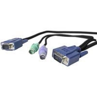 Startech.com Cable KVM PS/2  Ultra Delgado 3-en-1 de 10 pies (SVECON10)